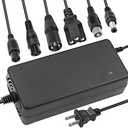 Tnvodejo 54.6V 2A Li-ion Battery Charger Multiple Plugs Battery Charger 13S 48V