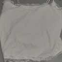 SUUKSESS Women Lace Double Lined Camisole Top Spaghetti Strap Going Out Tank Top (X-Large, White Beige)