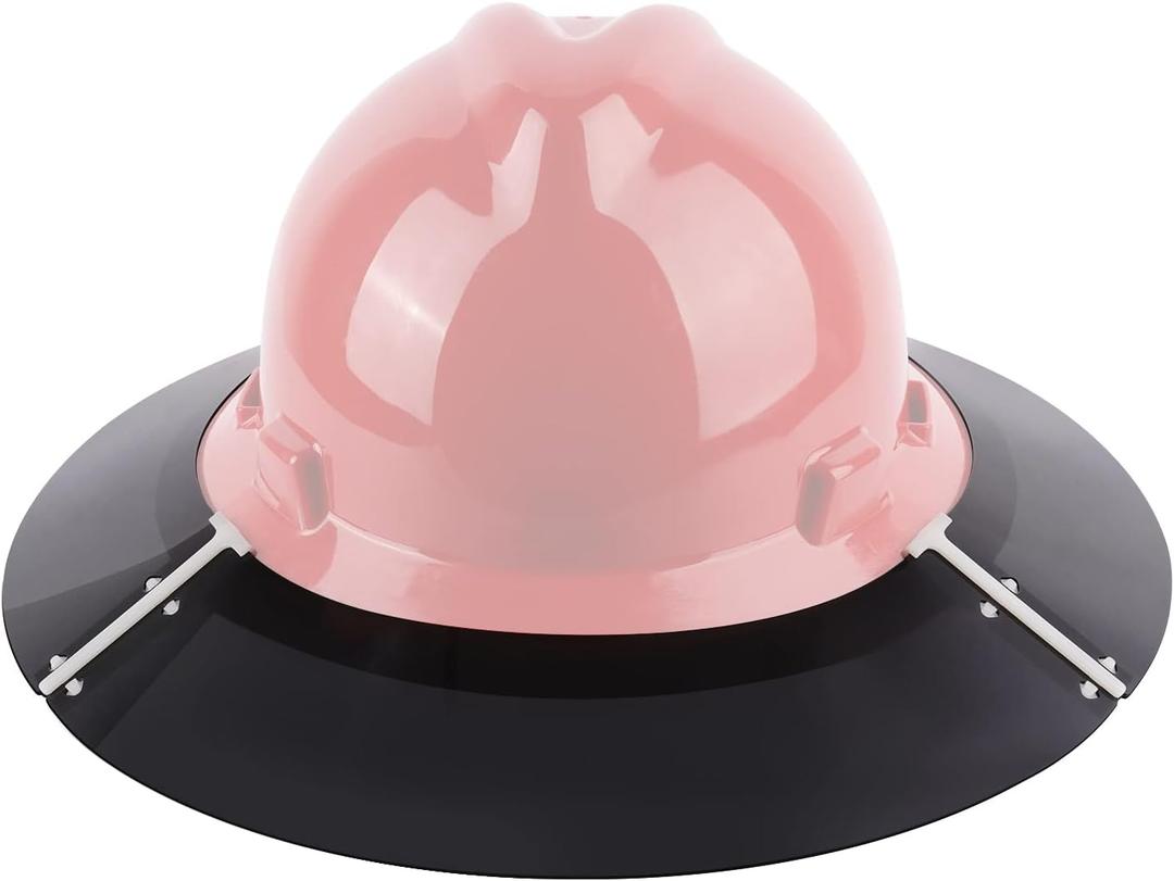Premium Hard Hat Visor Compatible with Standard V-Gard Full Brim Attachment for Men or Women Working Outside