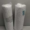 QUTOOL Cooling Pillow for Sleeping, CertiPUR-US Shredded Memory Foam Queen Pillows Set of 2, Cool Pillow for Hot Sleepers Adjustable Firm Pillow for Side, Back, Stomach Sleepers Soft Yet Support, White