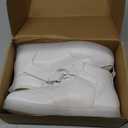 APTESOL Unisex LED Shoes High Top Light Up Sneakers for Women Men (8.5 Women/7 Men, White)