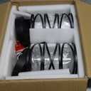 3 PACK Black Pendant Lights Kitchen Island, Small Kitchen Pendant Lighting Over Island, Modern Seeded Glass Hanging Light Fixtures, Single Ceiling Light for Kitchen, Dining Room, Bedroom, Foyer