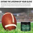 2 x (2-Pack) 5.3 oz Leather Football Preparation Conditioner Kit, Includes Cleaning Sponge, Cleaning and Restoring, Non-drying & Non-darkening Formula, Non-wax Composition, for Softball, Baseball