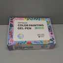 168 PCS Gel Pens for Adult Coloring Books, 162 Colors Gel Colored Pens Set with Travel Case, Perfect Gel Pens for Adult Drawing Doodling Journaling, Art Supplies and DIY Crafts