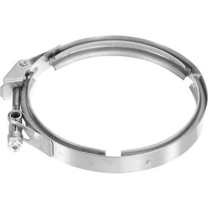 uxcell 6" Quick Release V Band Clamp 304 Stainless Steel for Exhaust Systems Downpipe Exchange Exhaust Accessories, Adjustment Range 152mm / 5.99inch