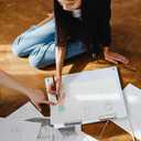 Large A3 Writing Easel Desk Adjustable Dry Erase, Keyboard Stand for Desk, Learning Portable Clipboard Magnetic, White Board Dry Erase Wall Hangable, Slant 18/13 for Teachers & Students, Mint Frame