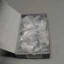 Amerdeco 10 Pack Brushed Satin Nickel Cabinet Knobs 1.2 Inch(30mm) Single Hole Cabinet Handles Round Dresser Knobs Drawer Knob for Bathroom Cabinets