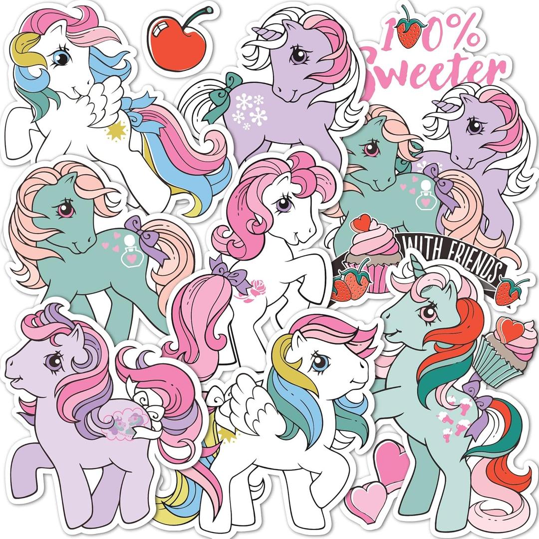 Desert Cactus My Little Pony Sticker - 12 Sticker Vinyl Decal Laptop Water Bottle Car Scrapbook Decorations Birthday Favor Party Supplies (2-4B)