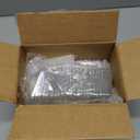 100pcs Clear Dessert Cups with Lids and Spoons, 5.4oz Mini Dessert Cups Reusable Square Parfait Cup for Party Appertizer, Christmas