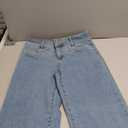 Sidefeel Women's Jeans High Waisted Straight Leg Stretchy Jeans Trendy Welt Pockets Loose Wide Leg Zimbaplatinum Denim Pants (8, Vintage Blue)