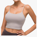 Lemedy Women Padded Sports Bra Fitness Workout Running Shirts Yoga Tank Top, M