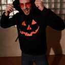 Arvilhill Mens Halloween Pumpkin Hoodies Funny Skeleton Sweatshirts (S-3XL) (S)