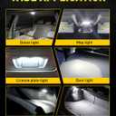 AUXITO 578 LED Bulb 211-2 212-2 Light Bulb 39 41 42MM Interior Lights 6500K White Super Bright 4014 SMD Festoon Error Free for Car Truck LED Dome Map Door License Plate Courtesy Parking Lights, 2 Pack