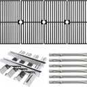 Grill Rreplacement Parts for Brinkmann 810-6680-S, Replacement for Brinkmann 810-6680-S Grates, for Brinkmann 810-6680-S Burners, for Brinkmann Heat Plate 810-6680-S, for Brinkmann 810-6680-S Parts