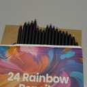 Easter Basket Essentials, 24 Rainbow Colored Pencils, Easter Basket Stuffers, Gifts for Teens Girl Stuff, Art Supplies for Kids 9-12, Gifts for 5-12 Year Old Girl, Arts and Crafts for Kids