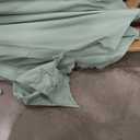 PHI VILLA 13ft Large Patio Umbrellas, Double-Sided Outdoor Market Rectangle Umbrella for Outside, Mint Green. Minor damage that does not interfere with use