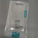 Unov Case for Galaxy S25 Plus Galaxy S24 Plus Case Clear with Design Soft TPU Shock Absorption Slim Embossed Pattern Protective Back Cover 6.7 inch (Rainbow Dinosaur)