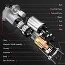 A-Premium Starter Motor Compatible with Honda Civic 1999-2000 1.6L, 12V 1.0KW 9-Teeth Clockwise, Replace # 31200-P27-J01, 31200-P2T-J01