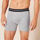 Amazon Essentials Men's Breathable Cotton Underwear Boxer Briefs, Tag-Free, Pack of 5 (5XL)