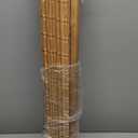 LazBlinds No Tools No Drill Cordless Bamboo Roman Shades, Light Filtering Window Treatment, Roll Up Bamboo Blinds for Windows 31'' W x 64'' H, Brown