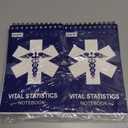 gisgfim 4Pcs EMT First Responders Vital Statistics Notepad EMS Field Notebook EMS Notepad EMT Paramedic Gear 6x3.75Inch Medical Notebook EMS/EMT Gifts for Vital Signs Patient Information 70Sheet/Pad