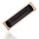 Full Far Infrared Carbon Fiber Glass Red Light Heater Tube, Infrared Sauna Heater Tube Sauna Accessories, 220V Heater, Infrared Suana Heating Element Tube for Wooden Indoor/Outdoor Sauna