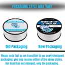Reaction Tackle Braided Fishing Line - Pro Grade Power Performance for Saltwater or Freshwater Fish - Colored Fishing Line Braid for Extra Visibility, 80 Lb (1500 Yards)