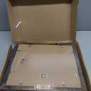 iRahmen 11x14 Picture Frame Set of 4 with Tempered Glass, Rustic Frame Display 8x10 Pictures with Mat or 11 x 14 Without Mat, Wooden Photo Frames for Wall Mounting (Dark Brown)