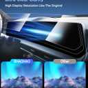 SHAOHAO 2 Pcs for 2025 Kia Telluride Screen Protector for 2023 2024 2025 Kia Telluride (S/EX/LX/SX Prestige/X-Line/X-Pro) Accessories 12.3 Inch Display Anti Fingerprint HD Clarity Nano Protector