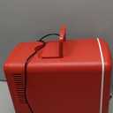 Frigidaire Retro 9-Can Mini Personal Fridge Portable Cooler for Car, Office, Bedroom, Dorm Room, or Cabin, 11.8" D x 7.1" W x 10.1" H, Red
