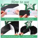 Yisong 10 Pcs 2026 Graduation Centerpieces Green, Black Honeycomb, 20 x 20 cm/ 7.8 x 7.8 inches