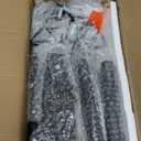 IBUYKE Industrial Pipe Clothes Rack, 50 Inch Wall Mounted Clothing Rack, Space-Saving Hanging Closet Rod, Heavy Duty Multi-Purpose Garment Rack for Closet and Laundry Room (4 Bases), Black TYJ002H