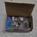 Thumb Operated Offset Cam Lock, Stainless Steel Keyless, Metal Replacement Lock Cylinder for RV Compartment Camper Storage Door Cabinet Mailbox Drawer Latch (4pcs)