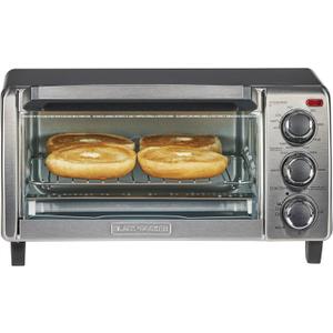 BLACK+DECKER TO1313SBD Toaster Oven, 15.47 Inch, Silver
