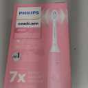 Philips Sonicare 4100 Electric Rechargeable Power Toothbrush, Pink, with Genuine Philips Sonicare Optimal Plaque Control Replacement Toothbrush Heads, White, 3 Pack