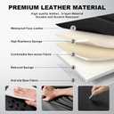 Seat Covers for Toyota Tacoma 2024 2025 2026 - Waterproof Faux Leather Car Seat Cover(2PCS Front, Black)