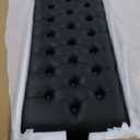 Adjustable Duet Piano Bench with Storage,Heavy Duty Wooden Double Keyboard Piano Bench Seat with PU Leather Cushion,Black