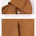 Mikrdoo Teenager Clothes Long Sleeve Hoodies Sweatshirts Teen Clothes Sweatpants Junior 2 Piece Outfits Sweatsuit Set (11-12 Years, 1-brown)