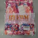 BTFBM Womens Spring 2026 Casual Maxi Dresses Short Sleeve Smocked Tiered Floral Boho Long Beach Dress with Pockets (Pink, S)