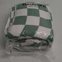 Bedsure Comforter Set Queen Size - Checkered Bedding Comforter Set for Boys, 3 Pieces, 1 Soft Green Comforter and 2 Pillow Shams