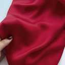 MEISEE Solid Color Mulberry Silk Scarf 20" Square Scarf Neck Scarf Hair Head Breathable Lightweight for Women Gift Packed