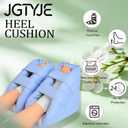 JGTYGE Heel Protectors for Pressure Sores, Adjustable Heel Cushion Boots with Open Heel Design for Elderly Bedridden Patients, Ankle Support Pillow for Post Surgery Recovery & Wheelchair Use
