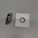 Herz P1 Smart Ring for Women & Men - (Size 6) 24/7 Health Metrics Fitness Ring, Tracks 20+ Biometrics, 6 Day Battery Life, Waterproof Stainless Steel, Free APP for iOS Android, No Subscription (Silver)