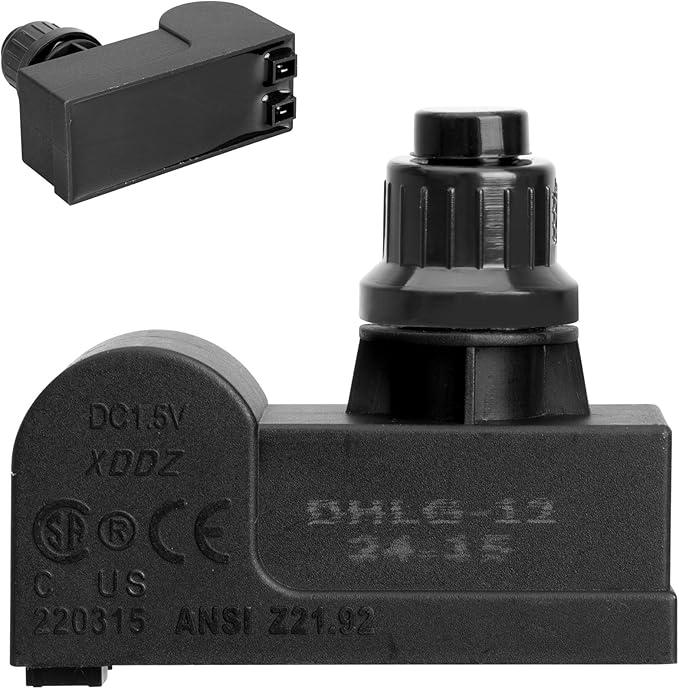Grisun Fire Pit Igniter - Push Button Ignition Kit for Fire Pit Gas Burner, 2 Outlet with igniter Leads and Ground Wire, 48 inches Electrode Ignition Cable Wire, Durable Button