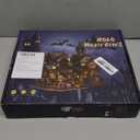 SUNNINO Miniature Dollhouse Kit, DIY Mini House Building Kits for Adults to Building Book Nook Kit 3D Wooden Puzzles Bookshelf Decor for Family Lovers, Holo Magic City II