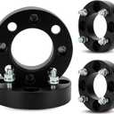 4x110 1in Wheel Spacers, Forged 4 Lugs Wheel Adapters, Fit for Suzuki /Yamaha /Kawasaki /Foreman 400 450 500, for Rancher 350 400 420 Rincon 650 680 FourTrax 300 350, 76mm Bore M10x1.25 Studs 4pcs