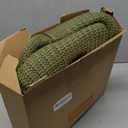 Chunky Knit Olive Green Throw Blanket 50"x60",Soft Cozy Thick Knitted Blanket for Couch Sofa Bed,Fisherman Cable Knit Cute Decorative Throw for Living Room
