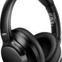 TUINYO Wireless Headphones Noise Cancelling Over Ear Bluetooth Headphones with 60H Playtime, Deep Bass Hi-Fi Stereo Sound & Comfortable Earpads for Travel, Home and Office-Black