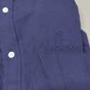 Amazon Essentials Men's Regular-Fit Long-Sleeve Casual Poplin Shirt, Navy, XX-Large