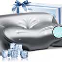2026 Cooling Gel Memory Foam Pillow, Cervical Neck Pillow for Pain Relief | Ergonomic Cooling Pillow, Orthopedic Bed Pillows with Neck Support & Silk Cover for Hot, Side, Back Sleeper Cozy Sleeping